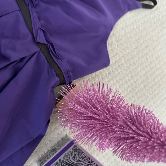 Lida Baday Purple Baby-Doll Dress, size 10 - Picture 3 of 6